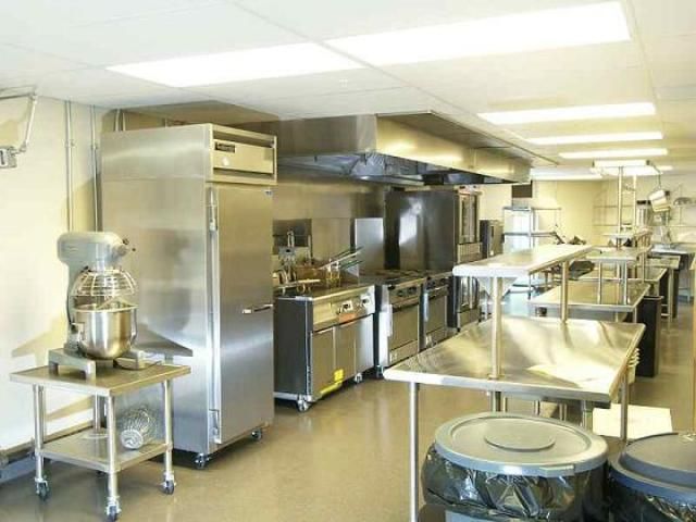 A bakery kitchen and food packaging plant. Commercial kitchen cleaning NYC.