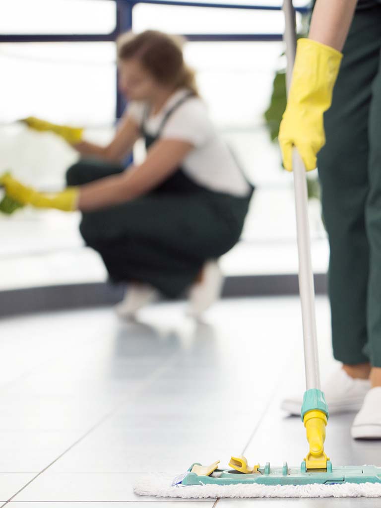 SanMar spa cleaners in NYC mop floors and clean spa surfaces. New York City spa cleaning services.