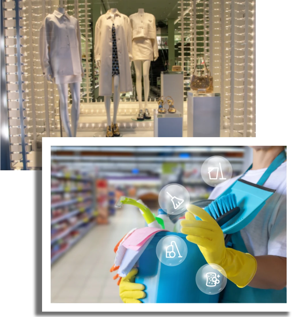 Retail cleaning in Washington Heights Manhattan for apparel and fashion shops